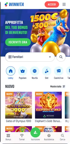 schermata principale
